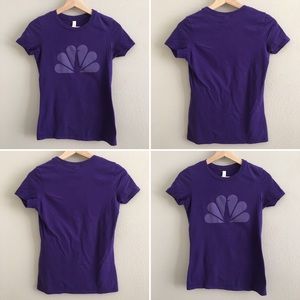 Official NBC T-shirt — purple